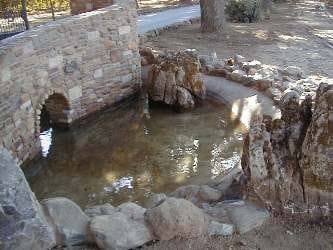 Pond at bridge