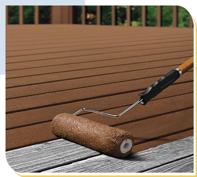 Wood deck coatings