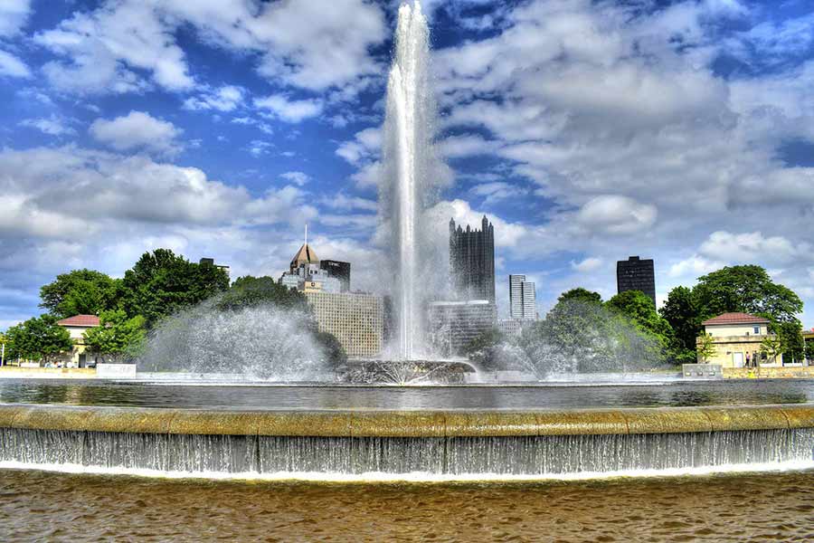 fountain in pittsburgh