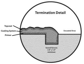 Waterproof Barriers Require Connecting Two Surfaces 2 Joining coated and uncoated surfaces