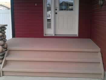Waterproof Barriers Require Connecting Two Surfaces 6 Waterproof siding connecting to porch floor