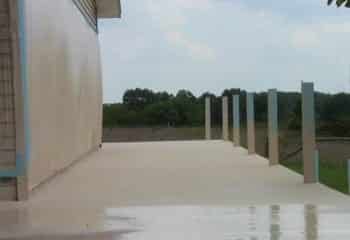Smooth deck coating