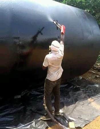 Tank coated with ArmorThane