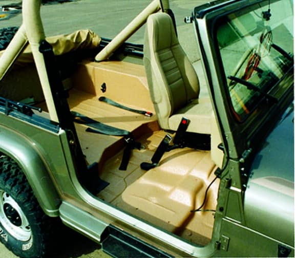 Jeep interior