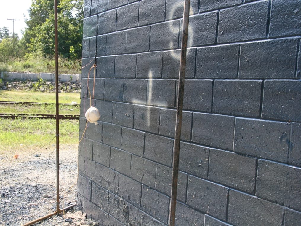 ArmoBlast coated wall