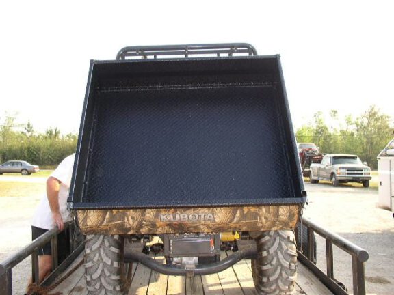 Farm trailer with ArmorThane liner