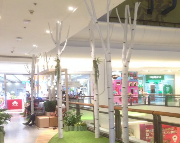 Mall display design after