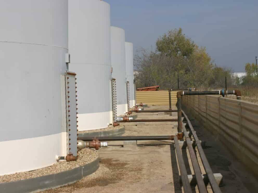 Secondary containment ArmorThane and geotextile combo 3