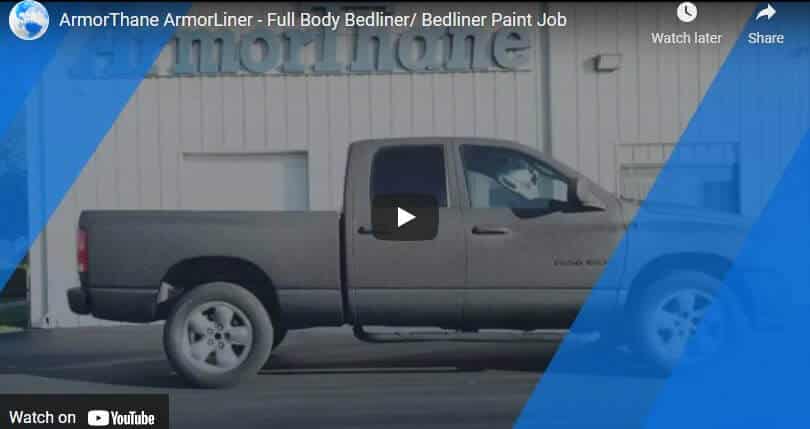 Click here to view a full body bedliner being sprayed