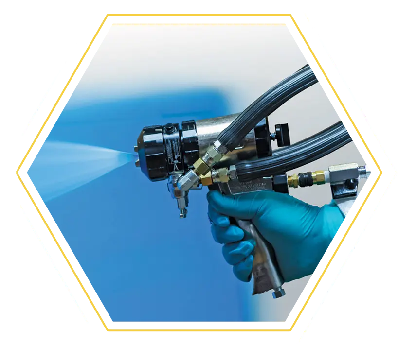 Important Things to Know About Polyurea Coatings 8 Polyurea spray circle