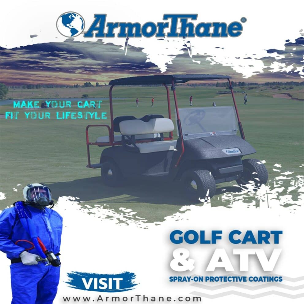 ArmorThane Golf Cart ATV Bedliner