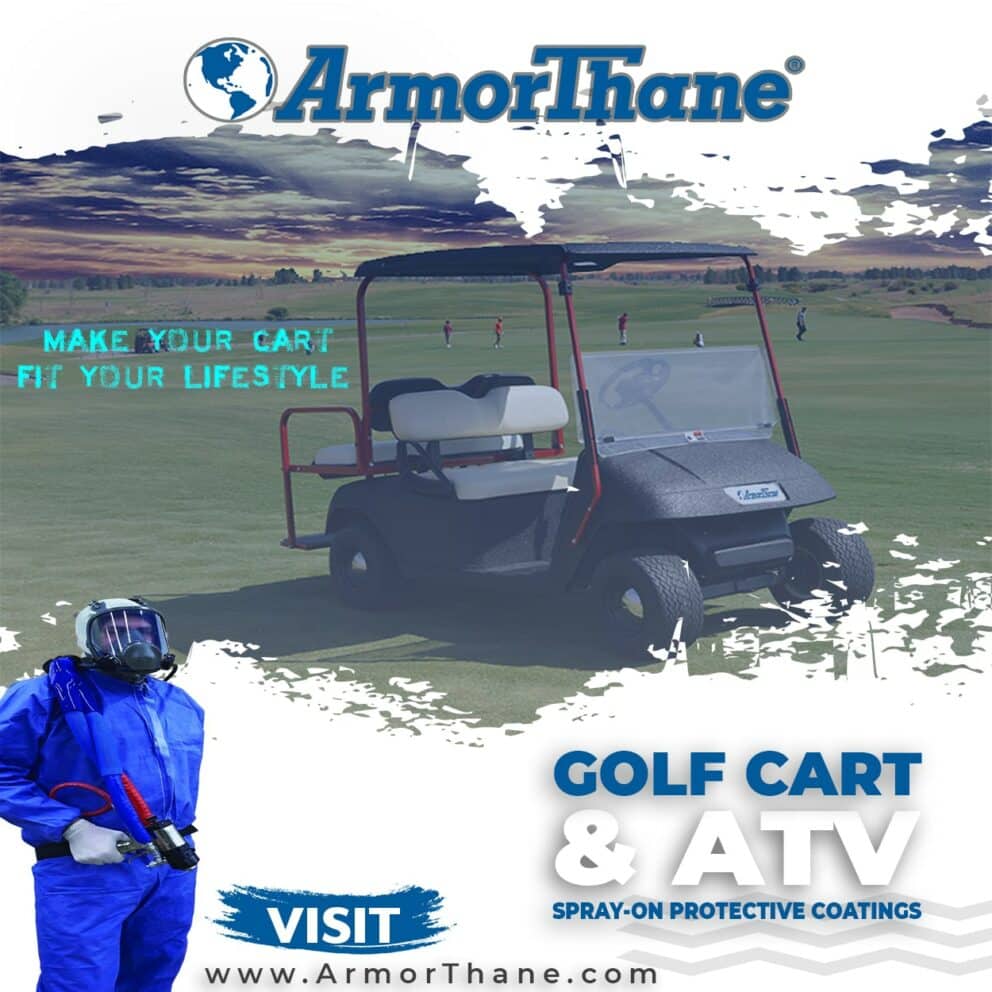 Protect Your Golf Cart Or Atv With Armorthane 1 ArmorThane Golf Cart ATV Bedliner