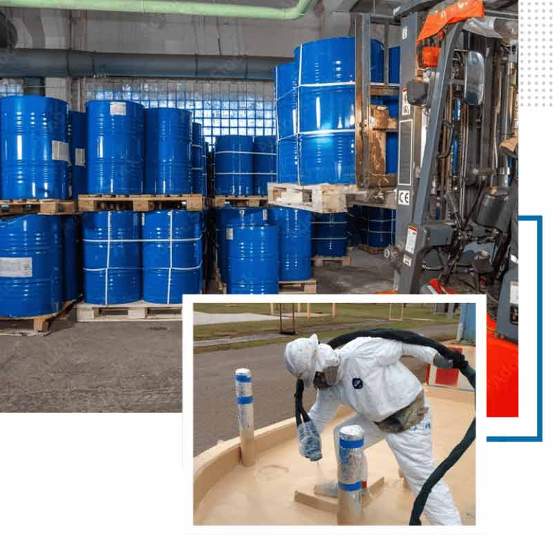 ArmorThane Warehouse Barrels Blue