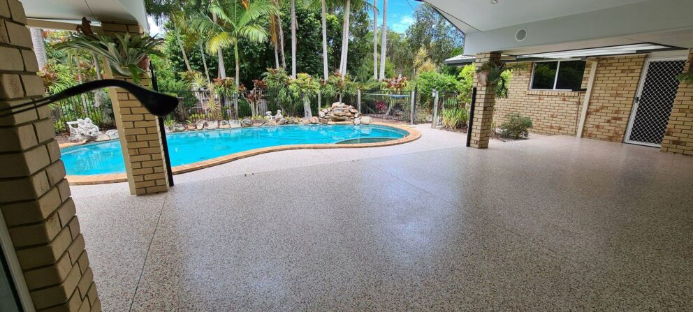 ArmorThane Split Garage Driveway Polyurea Coating
