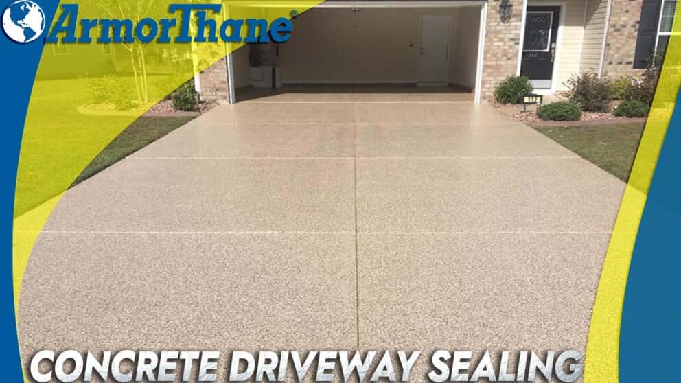 Concrete Driveway Sealer ArmorThane Polyurea Polyurethane