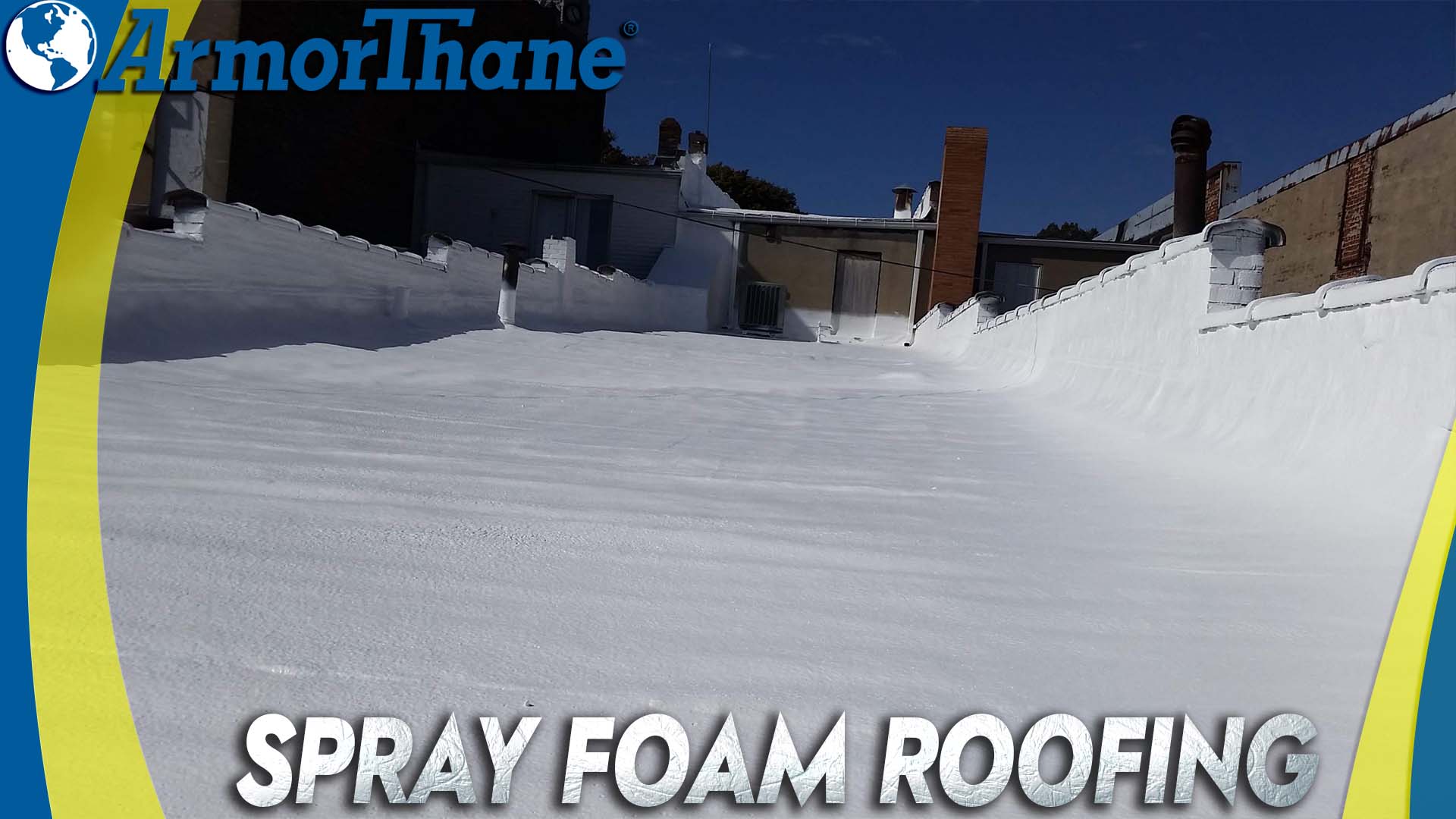 Spray Foam Roofing ArmorThane Polyurea Polyurethane Protective