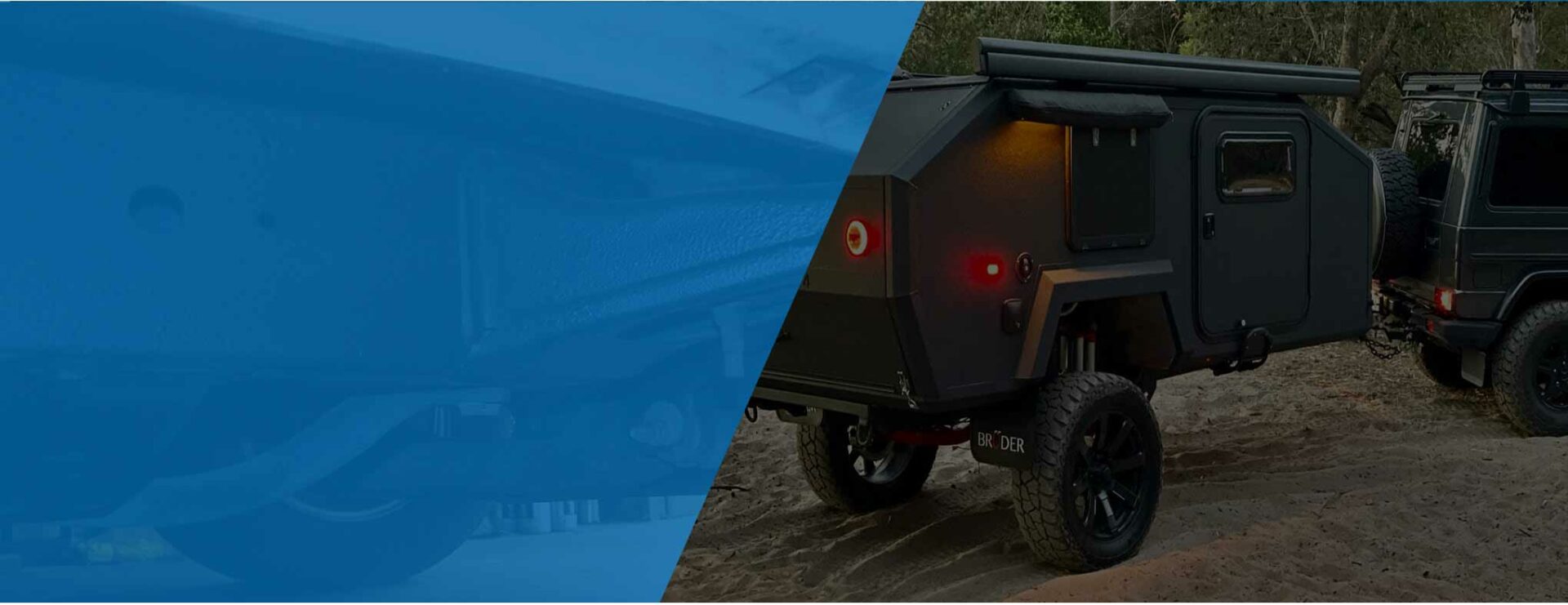 off road trailer slider