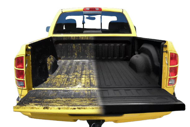 Spray On Bedliners VS DIY Kits: Which are best? 1 Before and after truck bed