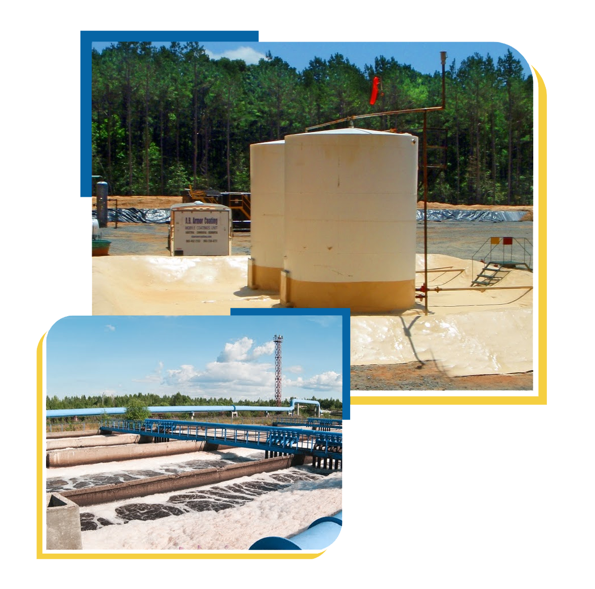 Polyurea Over Geotextile Fabric For Secondary Containment 1 SECONDARY CONT