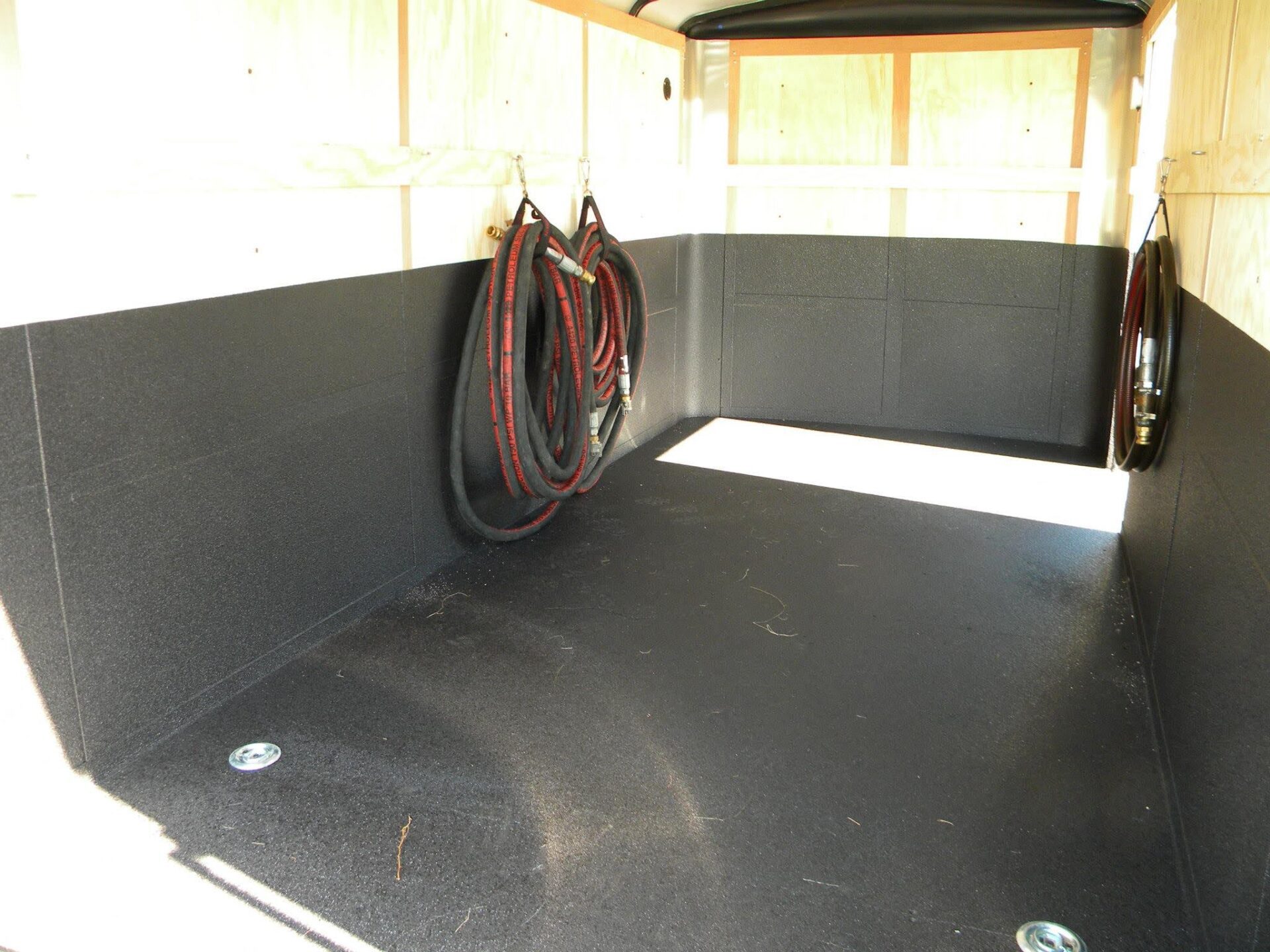 Trailer finished inside