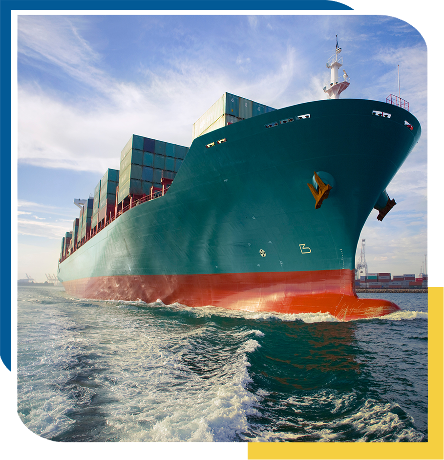 SHIPPING CONTAINER SHIP