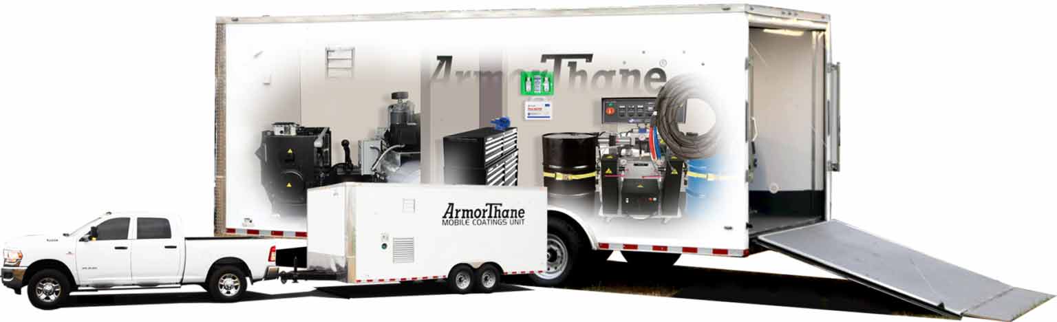 Turn-Key Mobile Spray Rigs By ArmorThane 2 MCU mobile coating unit