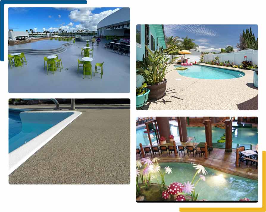 Pool Deck Coatings and Resurfacing Solutions