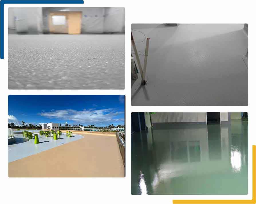 Concrete flooring