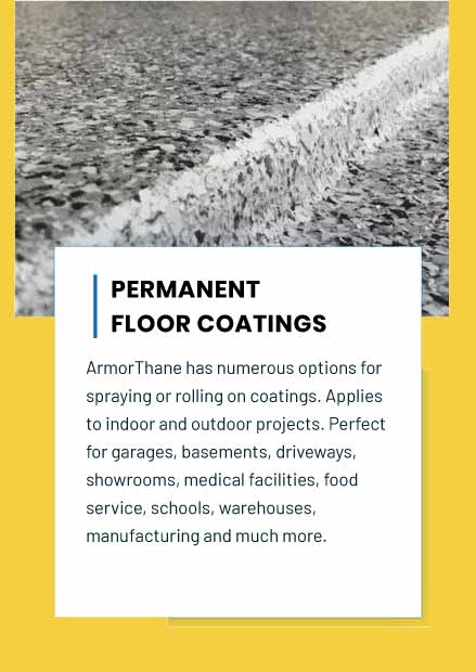 Permanent floor coatings