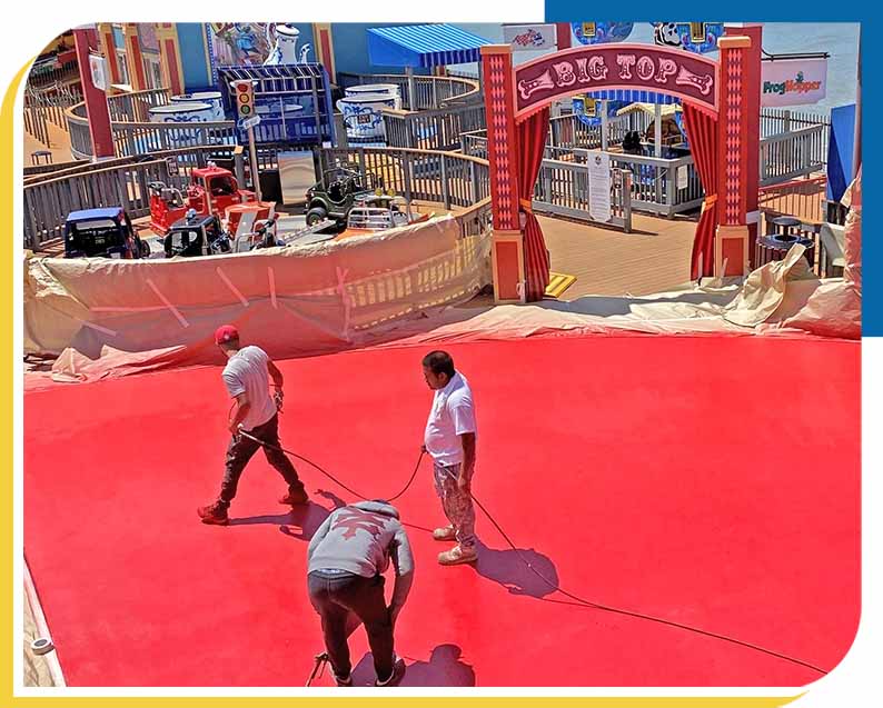 Can Polyurea be Used for Water Park Protection? 1 Water park coating polyurea