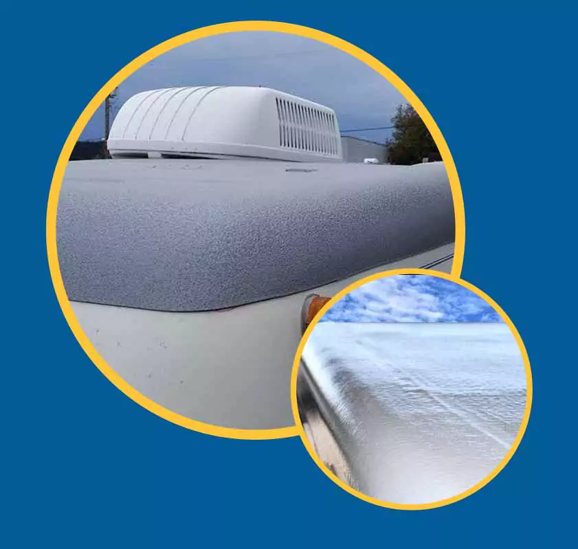 RV Roof Repair 2 Rv roof polyurea repair