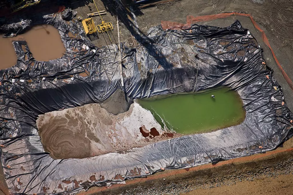 Fracking waste pit
