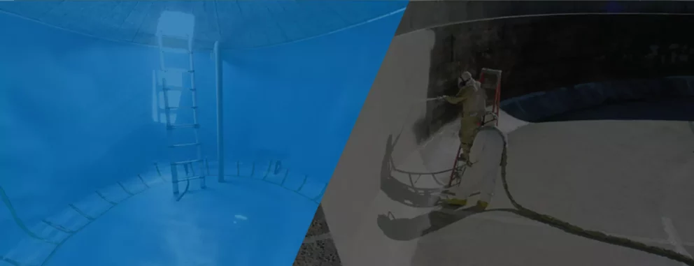 Tank lining slider
