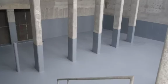 Completed cooling tower reliner ArmorThane Coatings 5