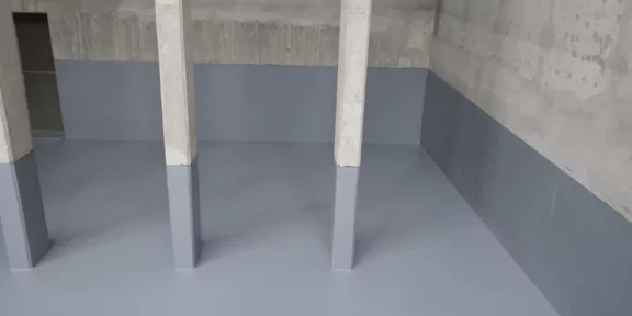 Completed cooling tower reliner ArmorThane Coatings Polyurea