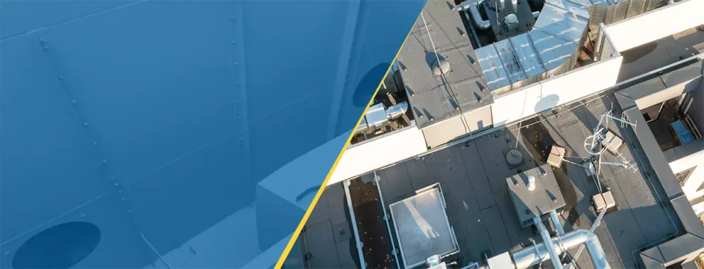 Rooftop cooling tower coatings