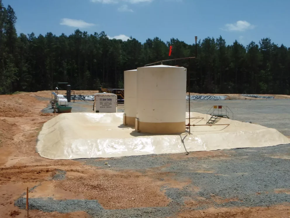 Oil storage and Secondary containment Tanks