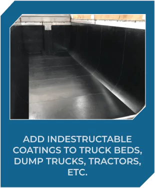 Indestructible truck bed coating