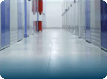 Industrial Hallway with Epoxy Flooring