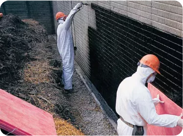 Basement waterproofing well coatings