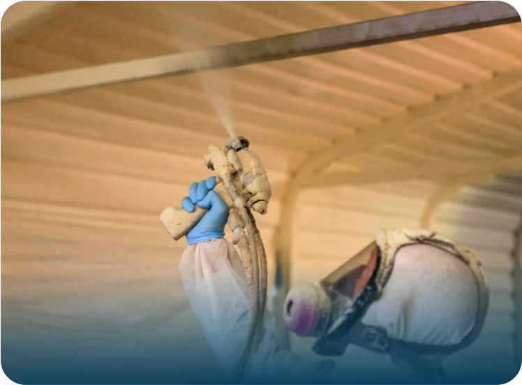 Attic foam Insulation