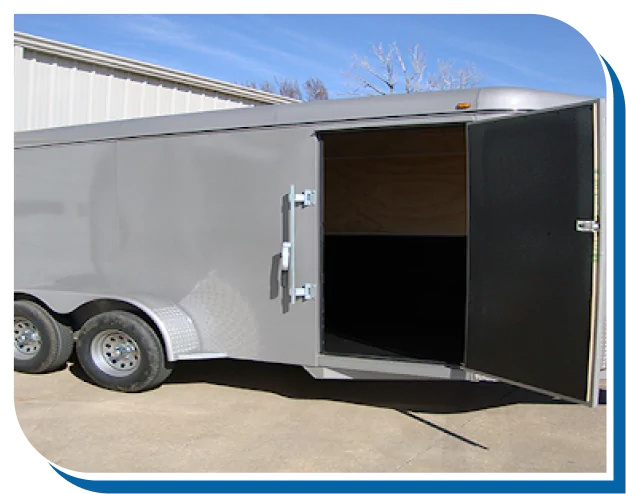 Enclosed cargo trailer coatings
