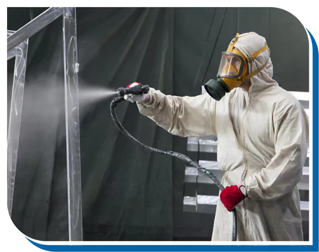oem polyurethane industrial spray coating application