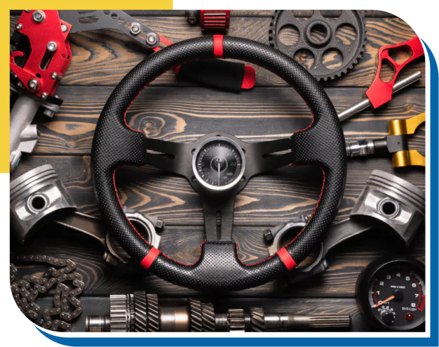 Auto Accessories Shop Collage