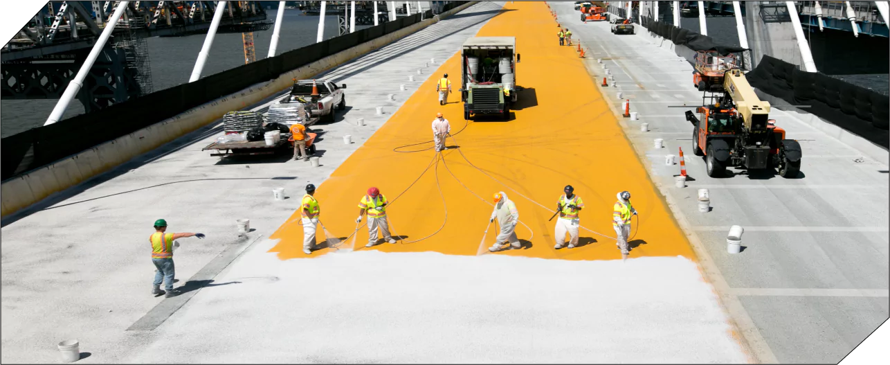 Bridge Polyurea Coating Process