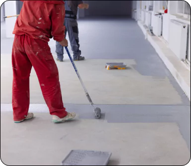 rolling on floor coatings