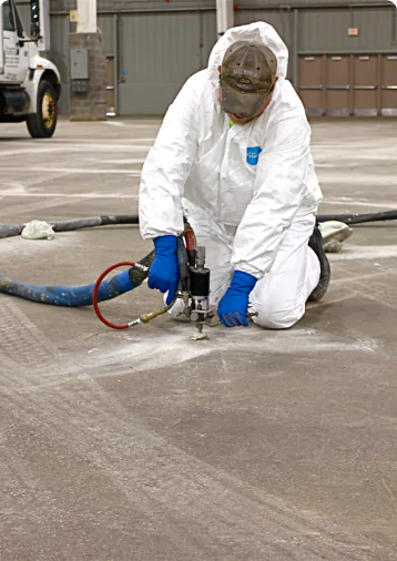 In concrete lifting, foam injection is used.