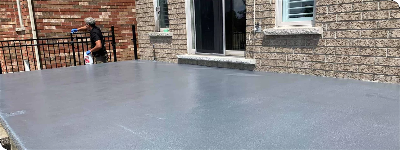 Plaza decks Coating