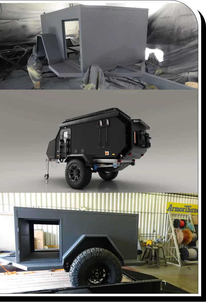 Off-road trailer coatings for Assembly, Design, and Manufacturing