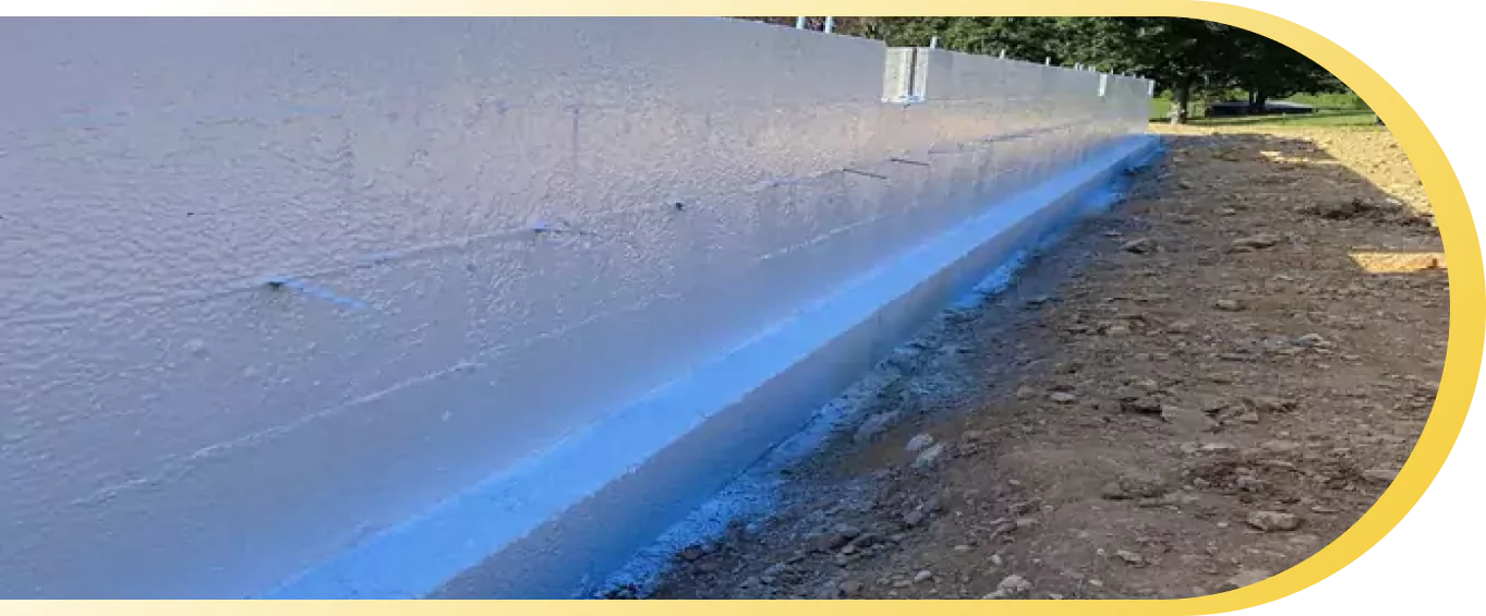 POLYUREA FOUNDATION WATERPROOFING